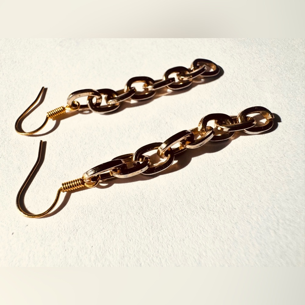 “Maritime” Chain Earrings - Gold Chain earrings